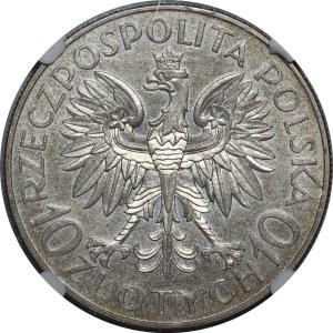 Probeprägung 10 Złoty „Sobieski“ 1933 – SILBER
