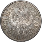 PRÓBA 10 złotych Klamry 1934 - SREBRO - LUSTRZANA