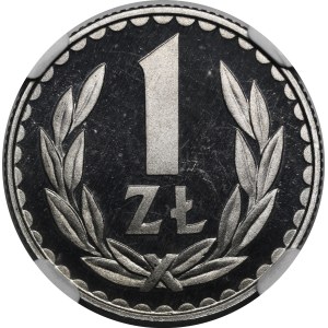1 zloty, 1981 - MIRRORED