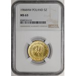 5 zloty 1984