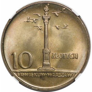 10 zloty Colonna di Sigismondo 1965 - colonna grande