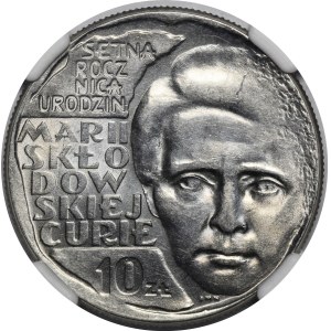 10 zloty Skłodowska 1967
