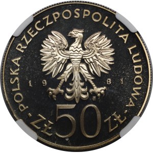 50 złotych Bolesław Śmiały 1981 - LUSTRZANA