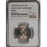 500 złotych 50. Rocznica Wojny Obronnej Narodu Polskiego 1989