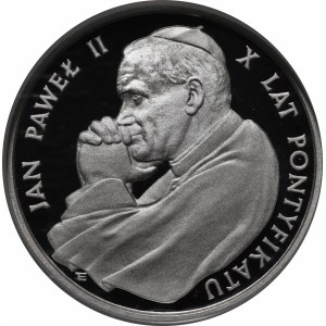 10,000 zlotys John Paul II 1988 – 10 Years of the Pontificate