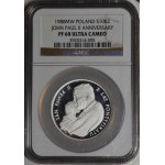 10,000 zlotys John Paul II 1988 – 10 Years of the Pontificate