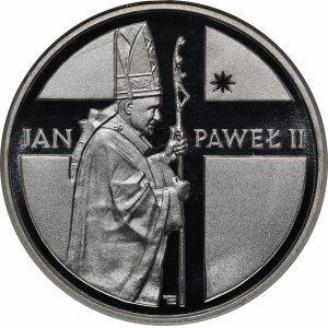 10,000 zlotys John Paul II - Wide Cross 1989