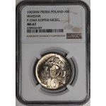 Próba 10 złotych Siedemset Lat Warszawy Syrena 1965 - miedzionikiel