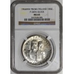 1966 100 zlotych Mieszko and Dąbrówka Commemorative Coin - silver