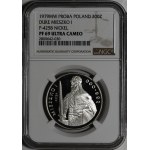 1979 200 zlotych Mieszko half-length portrait commemorative coin - silver