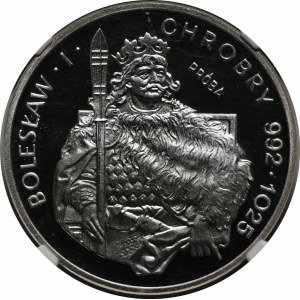 Próba 200 złotych Bolesław Chrobry 1980 - srebro