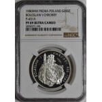 Próba 200 złotych Bolesław Chrobry 1980 - srebro