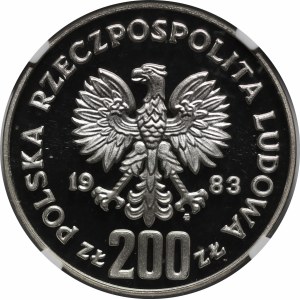 200 zlotych Battle of Vienna Commemorative Coin, 1983 - silver