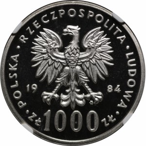 1000-Złoty-Probe „Schwan“ 1984 – Silber