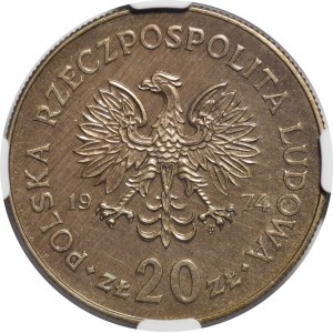 20 zlotych Trial Coin, 1974, Marceli Nowotko - COPPER-NICKEL