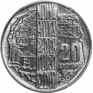 20 zlotych nickel proof coin, 1964, Nowa Huta Turoszów
