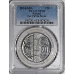 20 zlotych nickel proof coin, 1964, Nowa Huta Turoszów