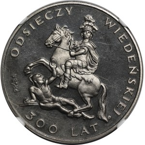 NICKEL-PROBEMÜNZE 200 Złoty 1983 300 Jahre zur Befreiung Wiens – zu Pferd