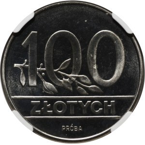 100 zlotych Nickel Trial Coin, 1990