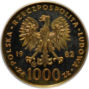1.000 Złoty 1982 Johannes Paul II.