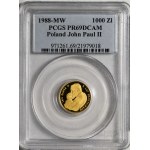 1.000 Złoty 1988 Johannes Paul II. – 10 Jahre Pontifikat