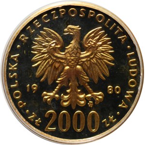 2.000 Złoty 1980 Kazimierz der Erneuerer