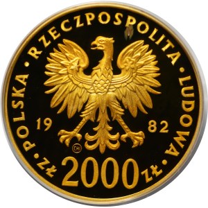 2.000 Złoty 1982 Johannes Paul II.