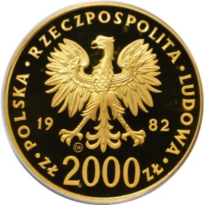 2000 złotych 1982 Jan Paweł II