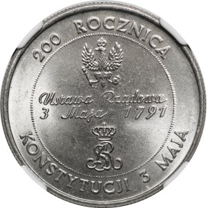 10,000 zlotys, 1991, Constitution of May 3