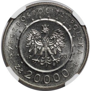 20,000 zlotys 1993 Łańcut Castle