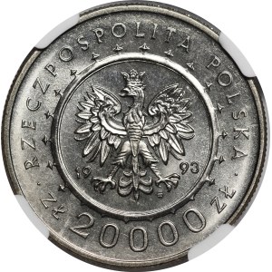 20,000 zlotys, 1993, Łańcut Castle