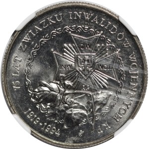 20,000 zlotys 1994 75th Anniversary of the War Disabled Veterans' Association