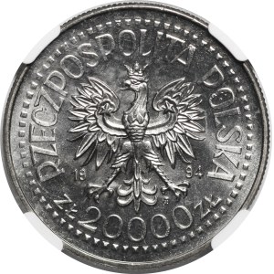 20,000 zlotys 1994 75th Anniversary of the War Disabled Veterans' Association