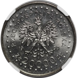 20,000 zlotys 1994 75th Anniversary of the Association of War Disabled