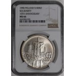 100,000 zlotys, 1990, Solidarity, Type C