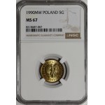5 grošov 1990