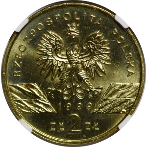 2 zlote, 1999: Wolves