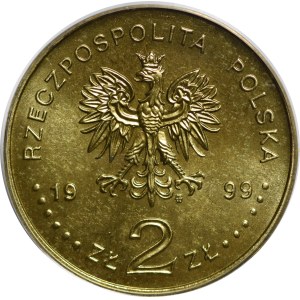 2 zlote, 1999, Fryderyk Chopin