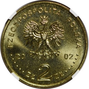 2 zlote, 2002, August II the Strong