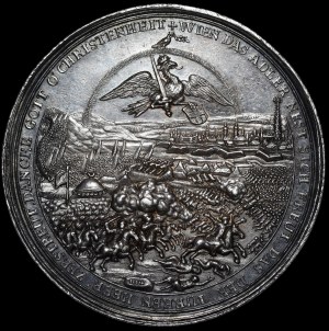 Polska, Jan III Sobieski, Medal Odsiecz Wiedeńska 1683 - rzadkość