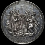 Pologne, Jean III Sobieski, médaille du secours de Vienne de 1683 – pièce rare