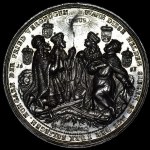 Pologne, Jean III Sobieski, médaille du secours de Vienne de 1683 – pièce rare
