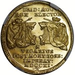 August II the Strong, Vicariate ducat, 1711, Dresden—beautiful