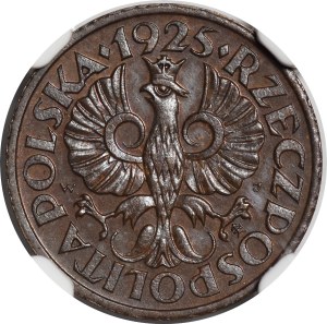 PRÓBA 1 grosz 1925 (21/V) - BRĄZ