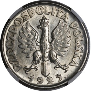 2 złote Kobieta i kłosy 1925 Londyn - kropka