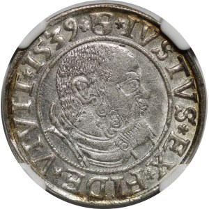 Duchy of Prussia, Albrecht Hohenzollern, grosz, 1539, Königsberg
