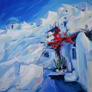 Karolina SZWAJKOWSKA (ur. 1994), Blue & White, 2024