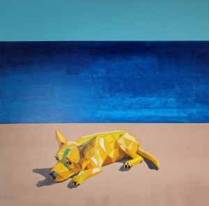 Sylwia GUMKOWSKA (ur. 1980), Fafik na plaży II, 2024