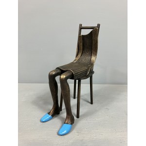 Krzysztof KIZLICH (ur. 1953), Girl in blue shoes, 2024