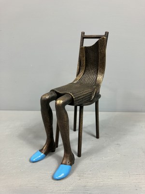 Krzysztof KIZLICH (ur. 1953), Girl in blue shoes, 2024